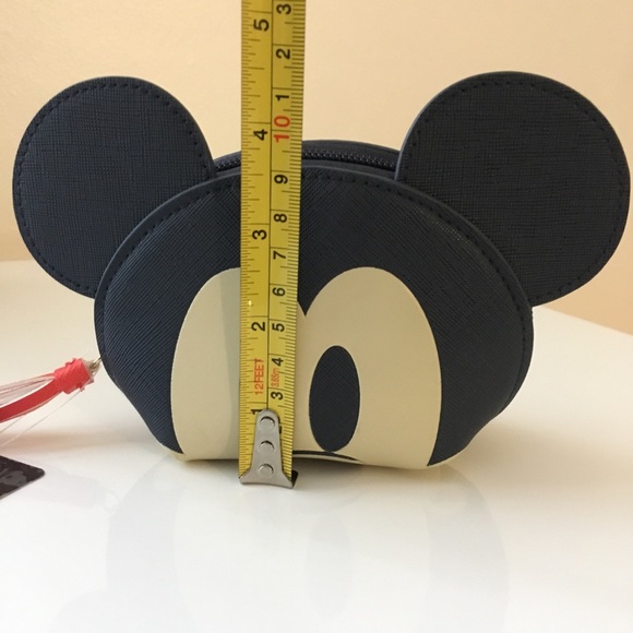 Disney Mickey Mouse Pouch Wallet Coin Purse Mini Makeup Bag - Picture 8 of 10